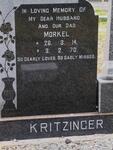 KRITZINGER Morkel 1914-1970