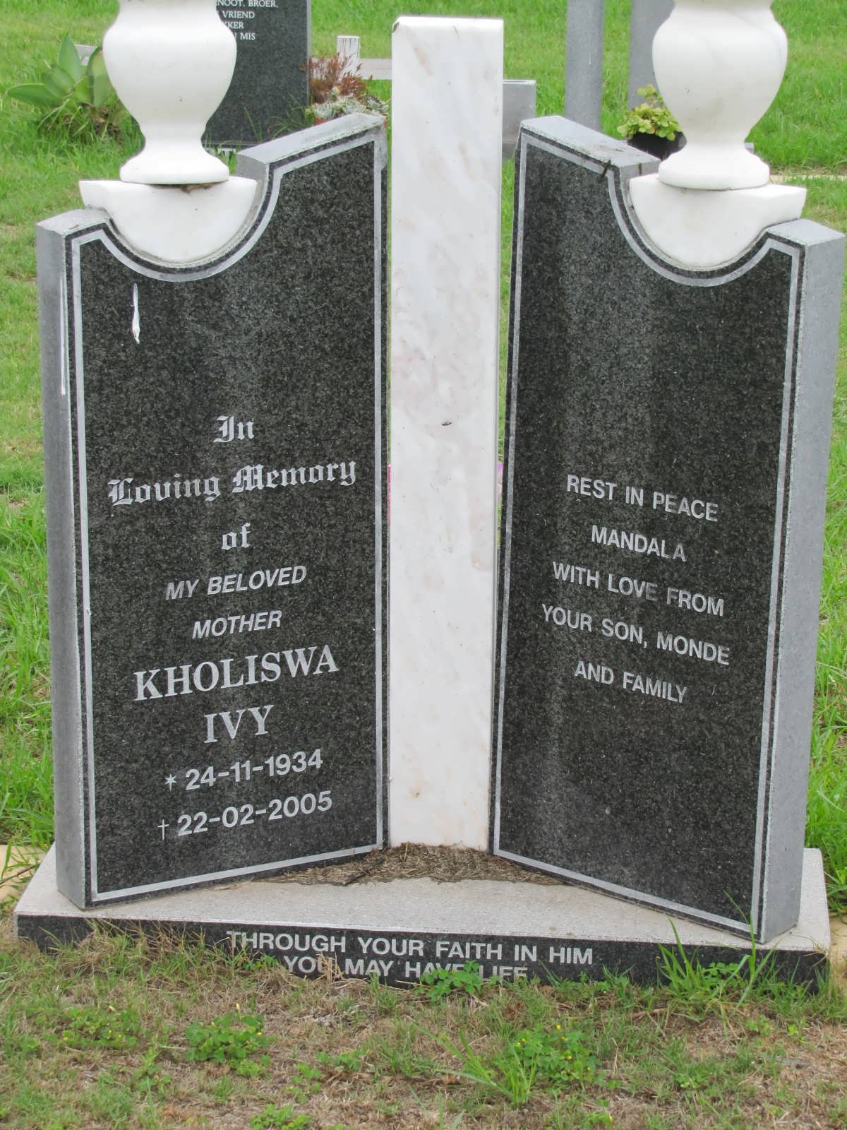 KULA Kholiswa Ivy 1934-2005