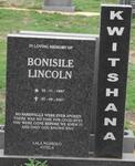 KWITSHANA Bonisile Lincoln 1957-2007