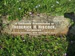 HISCOCK Frederick H. -1933