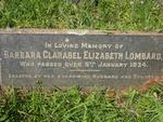 LOMBARD Barbara Clarabel Elizabeth -1934