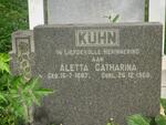 KUHN Aletta Catharina 1887-1968