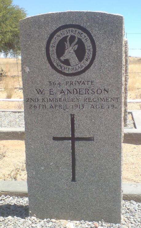 ANDERSON W.E. -1915