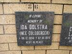 DOLSTRA Ida nee GOLDBERGER 1934-1970 