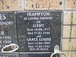 FRAMPTON Llewy 1917-1066 & Grace Louise 1920-1992