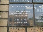 BENNETT Stella 1916-2010