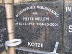 KOTZE Pieter Willem 1939-2001