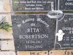 ROBERTSON Rita 1911-2002