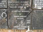 PETERS Dixon Freddy 1928-2001