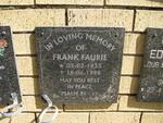 FAURIE Frank 1933-1998