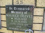 DEEVES Maurice 1932-1998