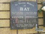 RAY Kennith 1940-1999 & Pricilla 1939-2001