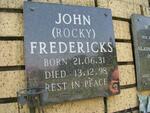 FREDERICKS John 1931-1998