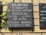 DISMORE Louisa Mabel 1905-1993 :: DISMORE Douglas 1911-1974