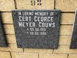 GOUWS Gert George Meyer 1921-1996