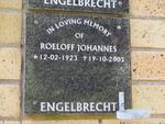 ENGELBRECHT Roeloff Johannes 1923-2003