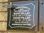 PILLAY David 1929-2011 & Mary 1948-2002