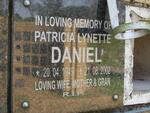 DANIEL Patricia Lynette 1949-2002