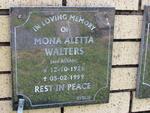WALTERS Mona Aletta nee ASSAM 1926-1999
