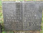 ROBBERTS Richard Gerhardus Frederik 1889-1972 & Gertina Hendrika 1893-1980