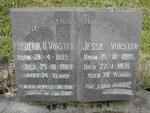 VORSTER Frederik H. 1895-1969 & Jessie 1895-1974