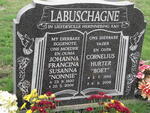 LABUSCHAGNE Johanna Francina Susanna 1930-2006 & Cornelius Hurter 1934-2009