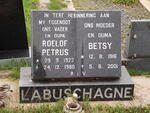 LABUSCHAGNE Roelof Petrus 1922-1980 & Bettie Ruby 1916-2001