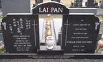 LAI PAN Ah On 1921-1982 & Stella AH KEE 1915-1986