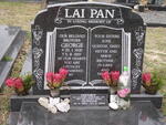 LAI PAN George 1935-1997 :: HENRY Queenie 1933-2009