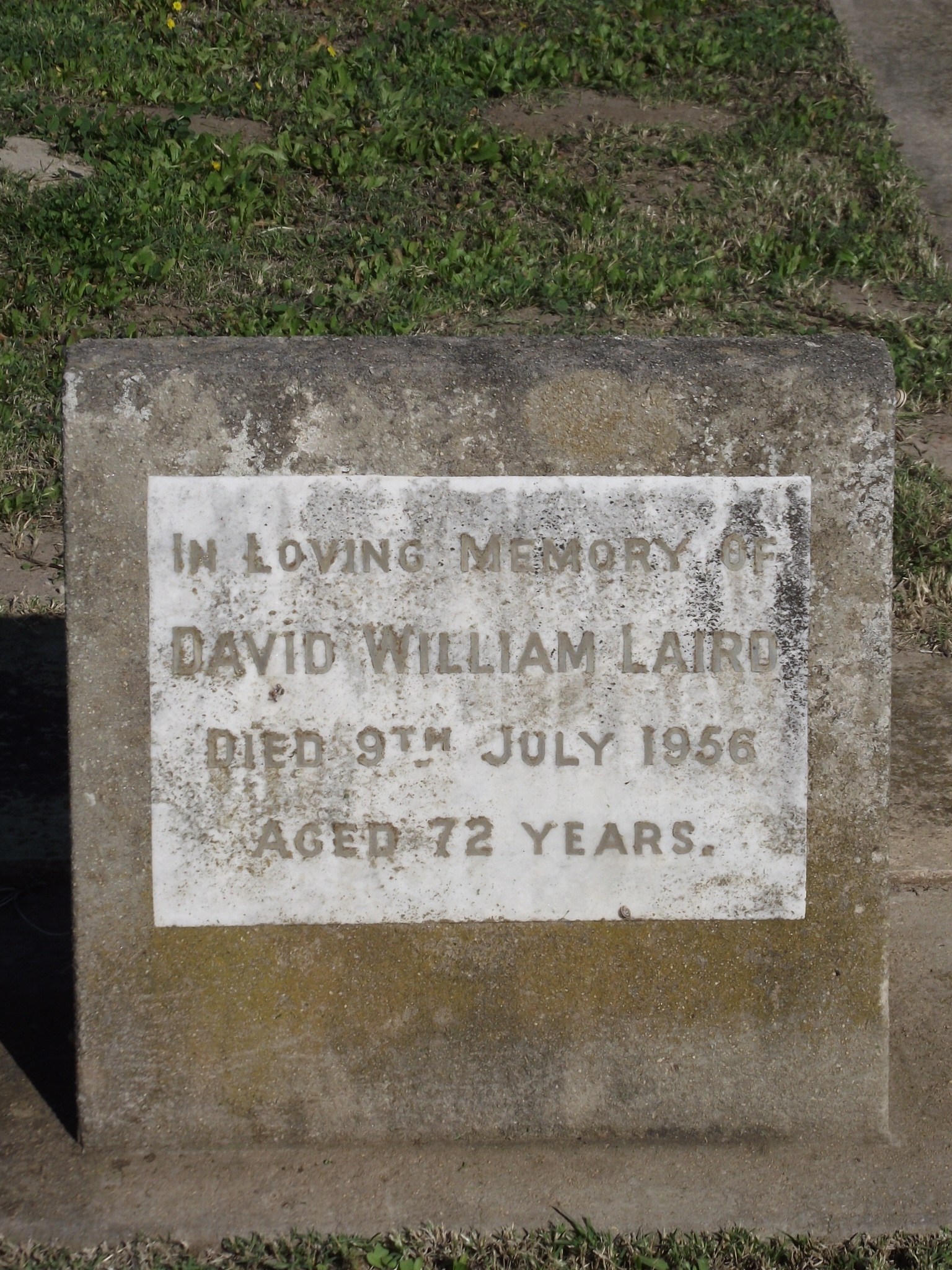 LAIRD David William -1956
