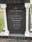LAMANI Solomon 1954-2001