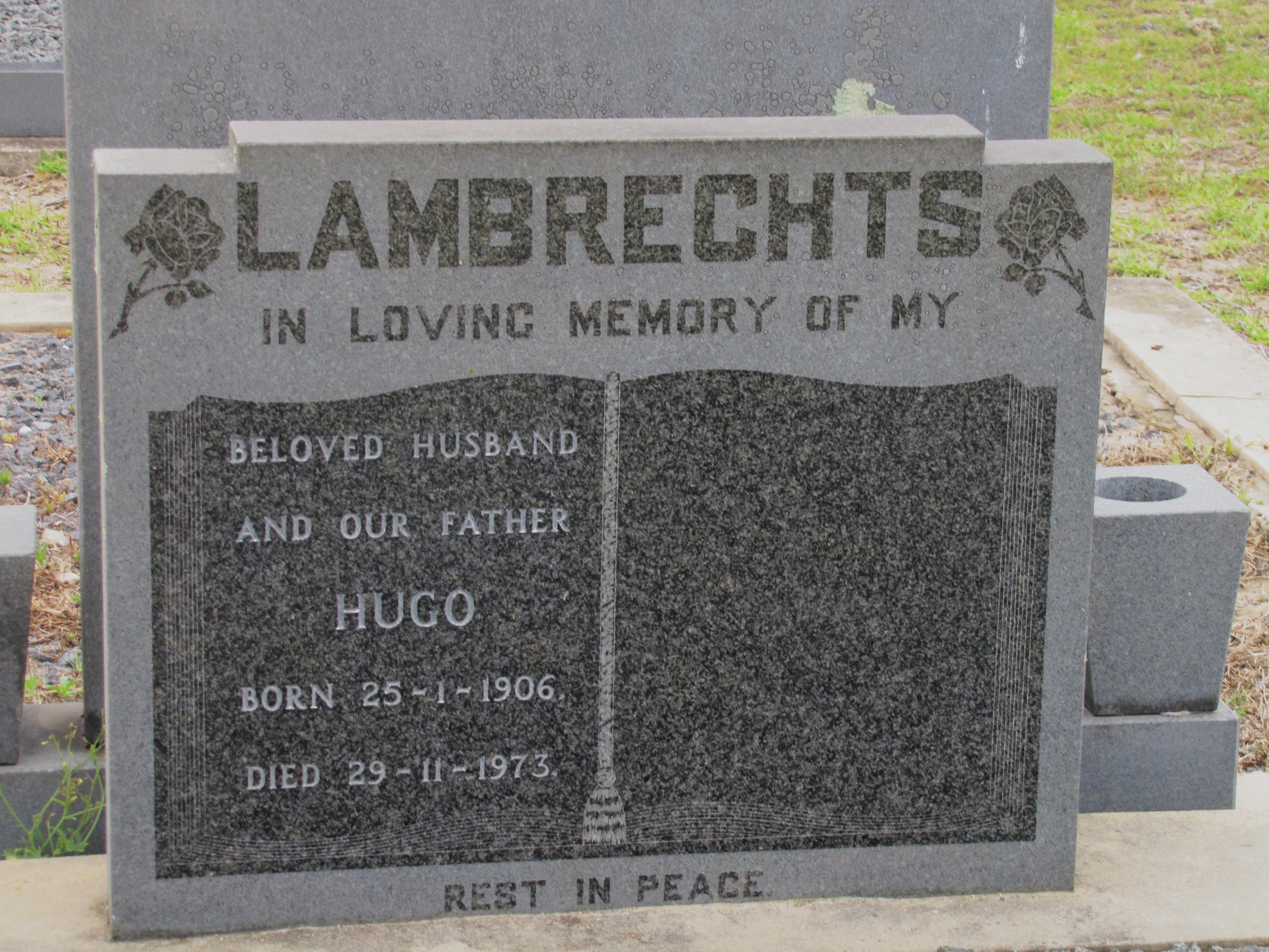 LAMBRECHTS Hugo Frederick 1906-1973