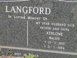 LANGFORD Athlone 1925-1984
