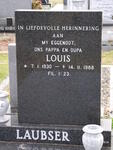 LAUBSER Louis 1930-1988
