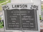 LAWSON Edward Ernest -1968 & Gladys Irene 1908-1974