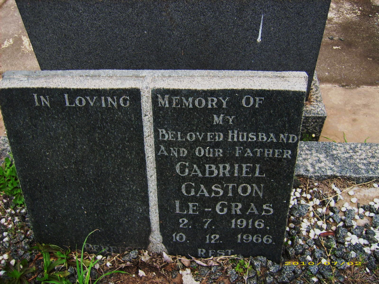 LE-GRAS Gabriel Gaston 1916-1966