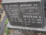 LEES Gladys Louisa 1914-1992 & Bertram A. 1913-1997