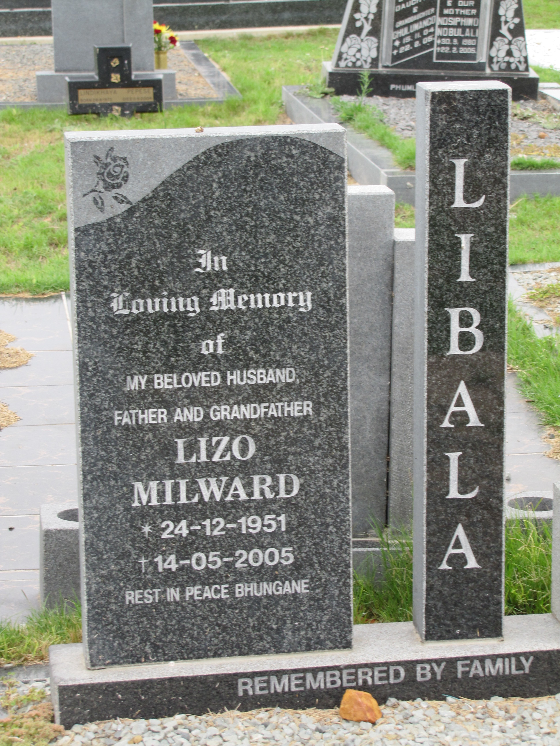 LIBALA Lizo Milward 1951-2005