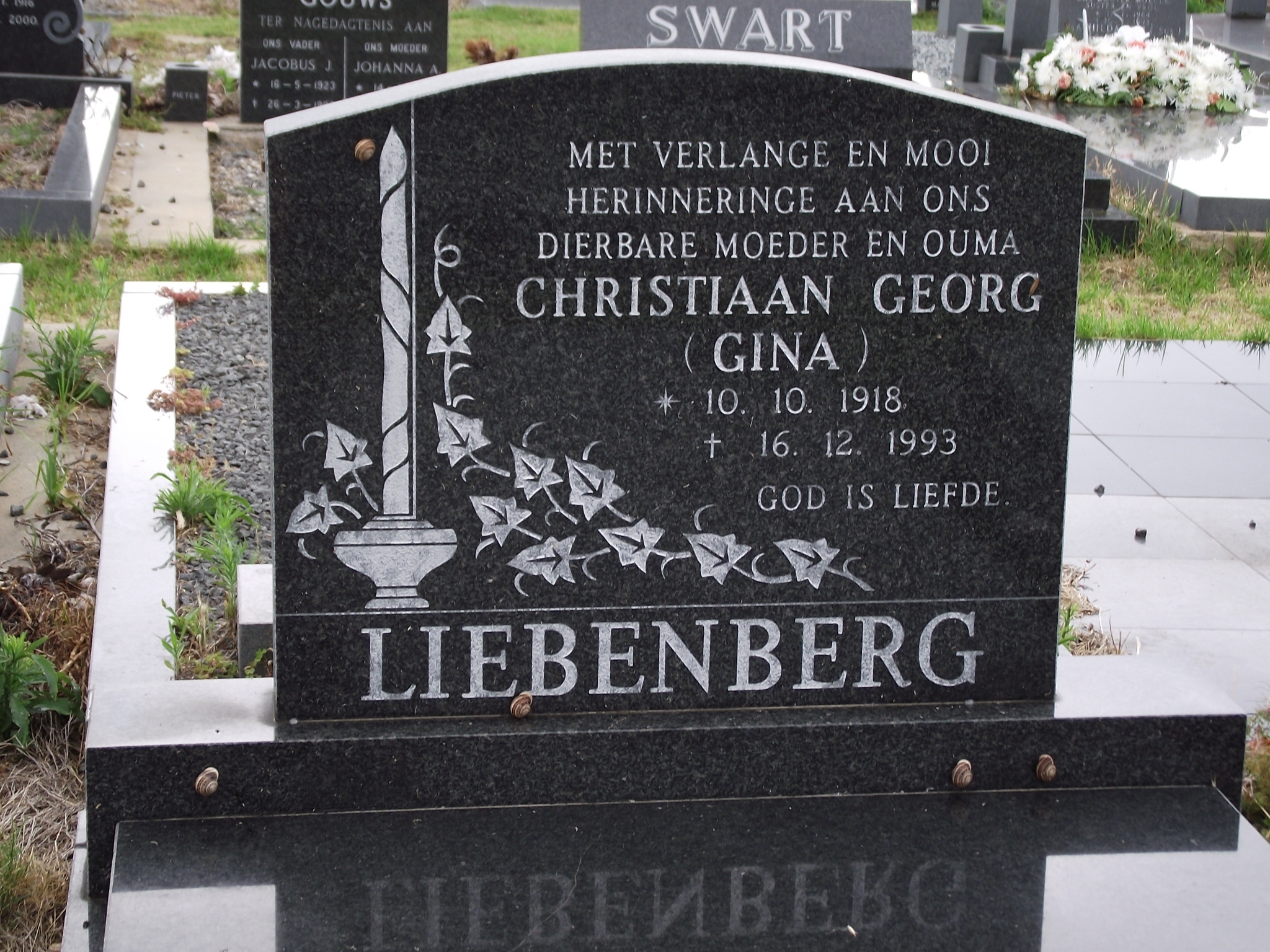 LIEBENBERG Christiaan Georg 1918-1993