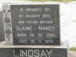 LINDSAY Elaine Nancy 1926-1973
