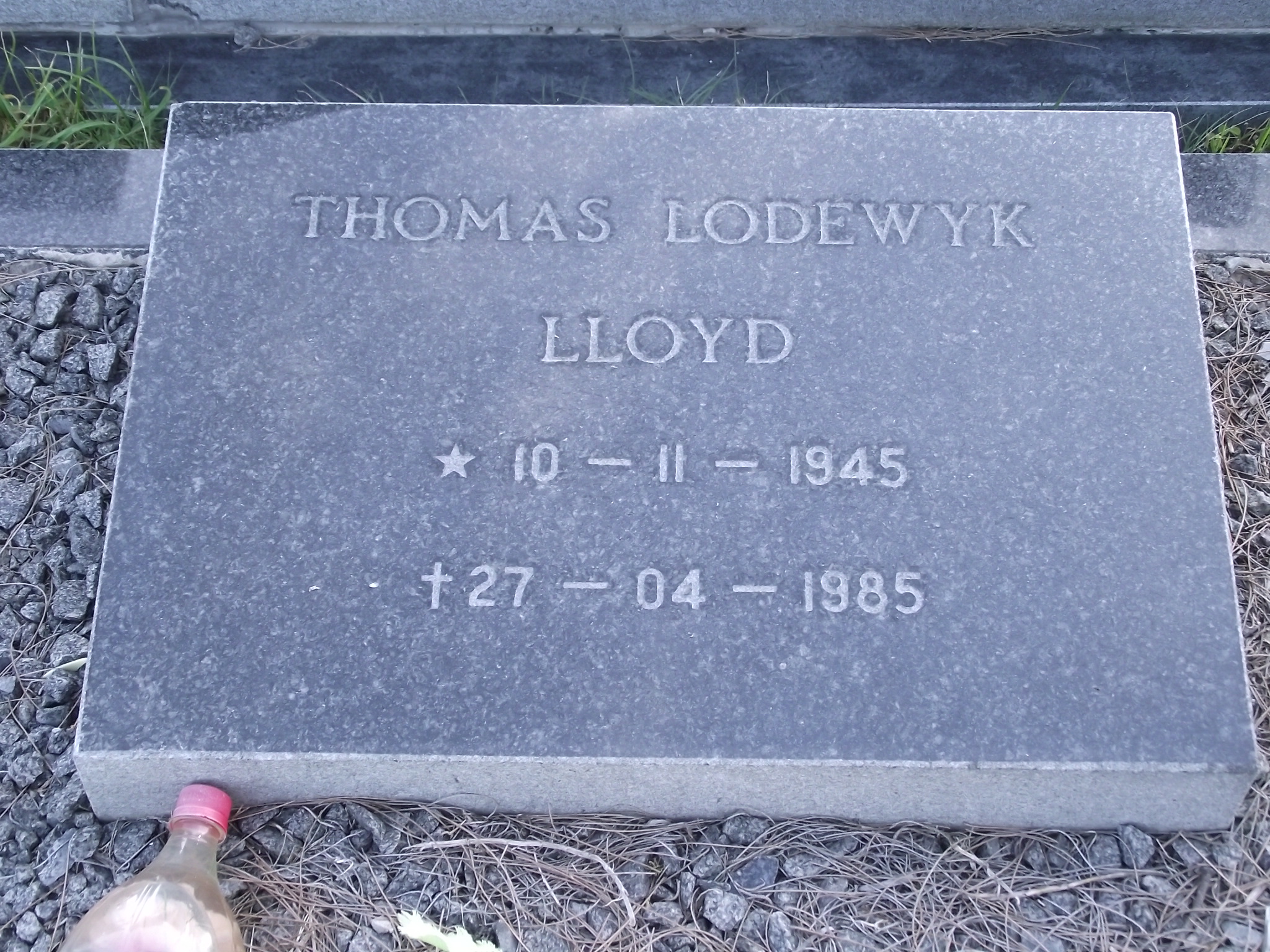 LLOYD Thomas Lodewyk 1945-1985
