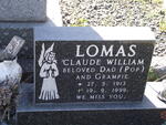 LOMAS Claude William 1913-1999
