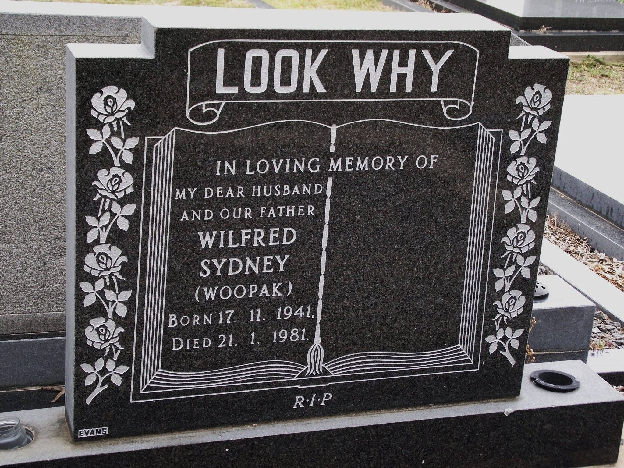 LOOK WHY Wilfred Sydney 1941-1981