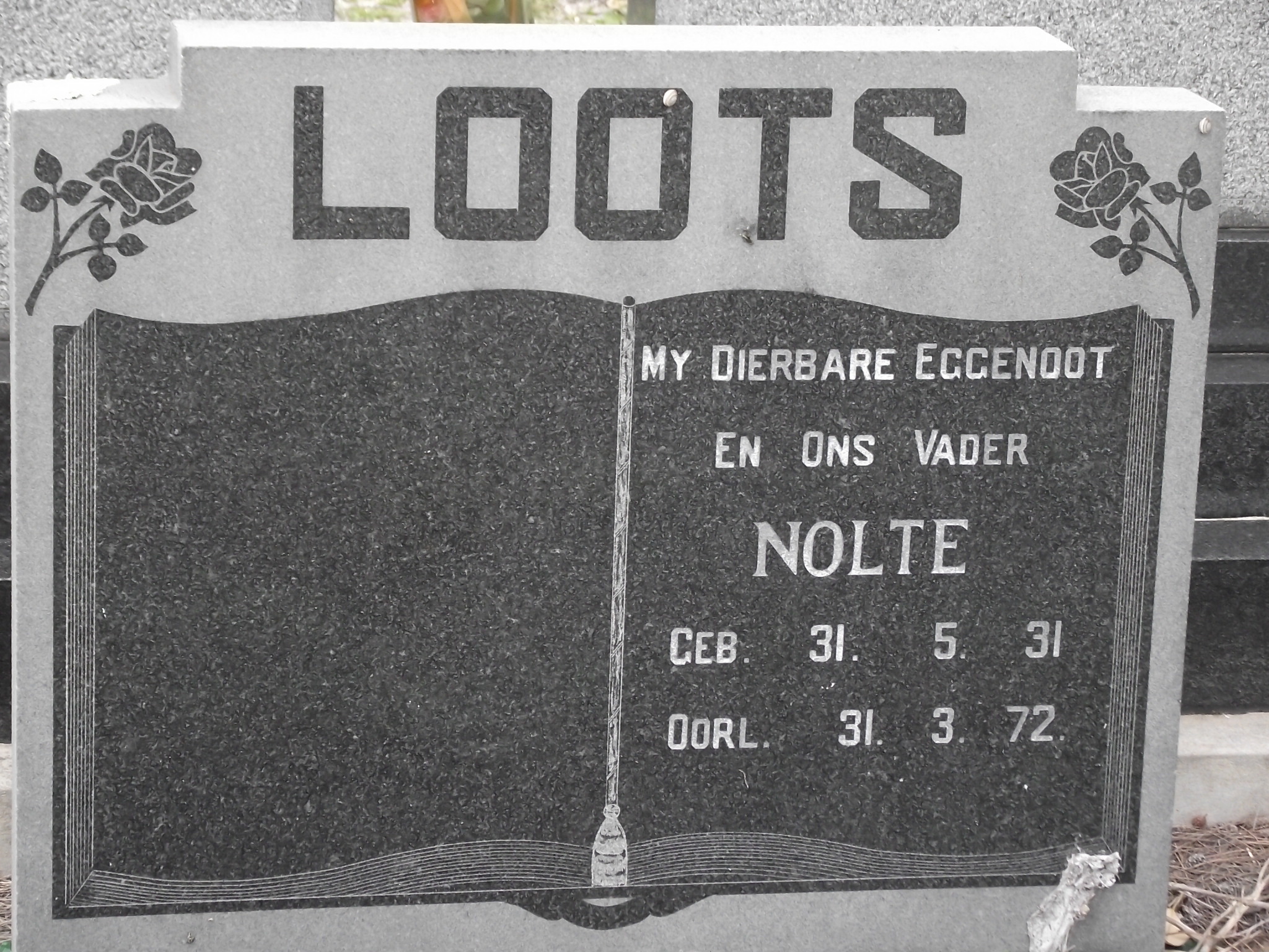 LOOTS Nolte 1931-1972