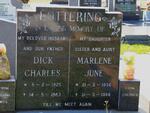 LOTTERING Dick Charles 1925-1983 & Marlene June 1936-1986