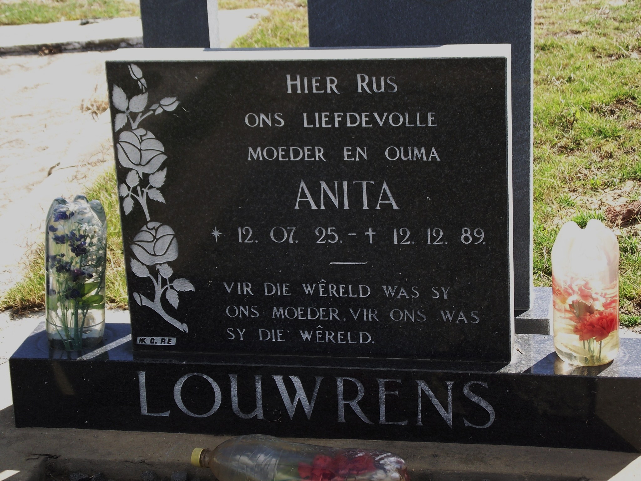 LOUWRENS Anita 1925-1989