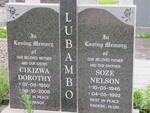 LUBAMBO Soze Nelson 1946-1992 & Cikizwa Dorothy 1950-2008