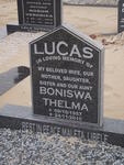 LUCAS Boniswa Thelma 1957-2010