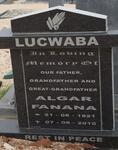 LUCWABA Algar Fanana 1921-2010