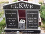LUKWE Wezile 1927-2002 & Maria -1990